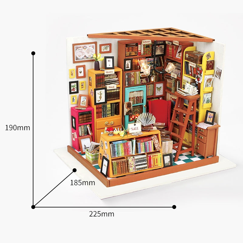 Monde Miniature - La Bibliothèque de Sam