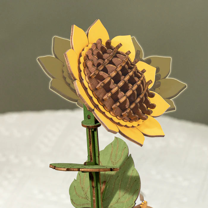 Maquette en Bois - Tournesols