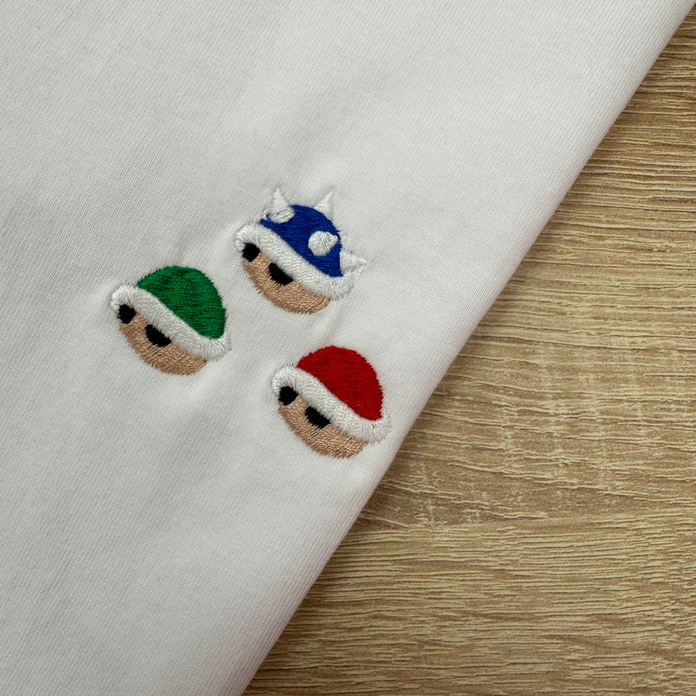 T-shirt Blanc - Carapaces Mario