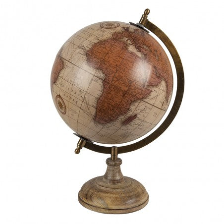 
                  
                    Globe terrestre Beige 22X37cm
                  
                