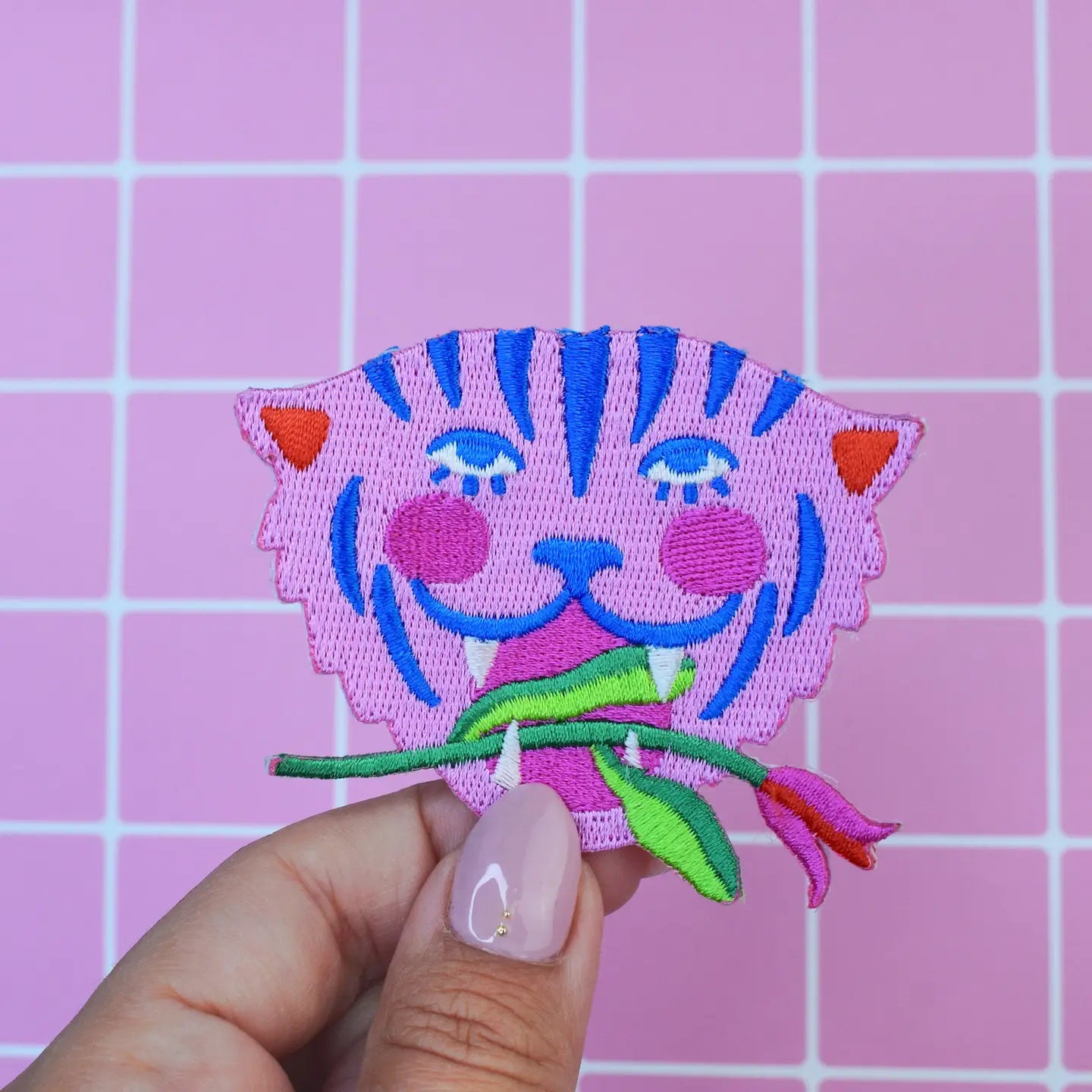 Patch Thermocollant - Tigre Rose