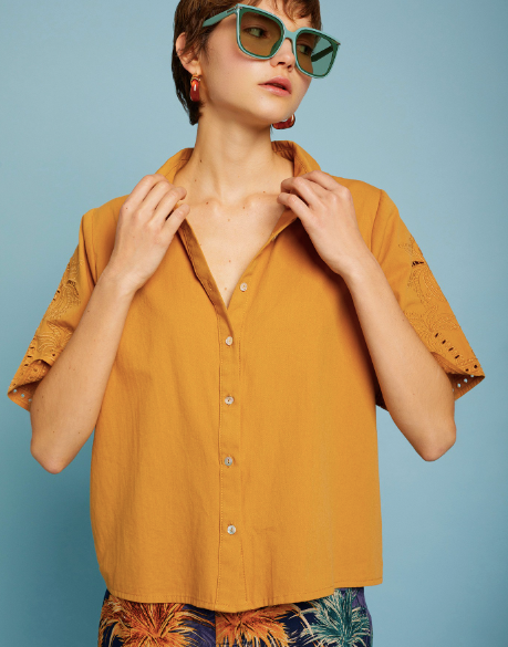 Blouse Formosa camel