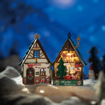 Monde Miniature - Maison de Noël Scintillante