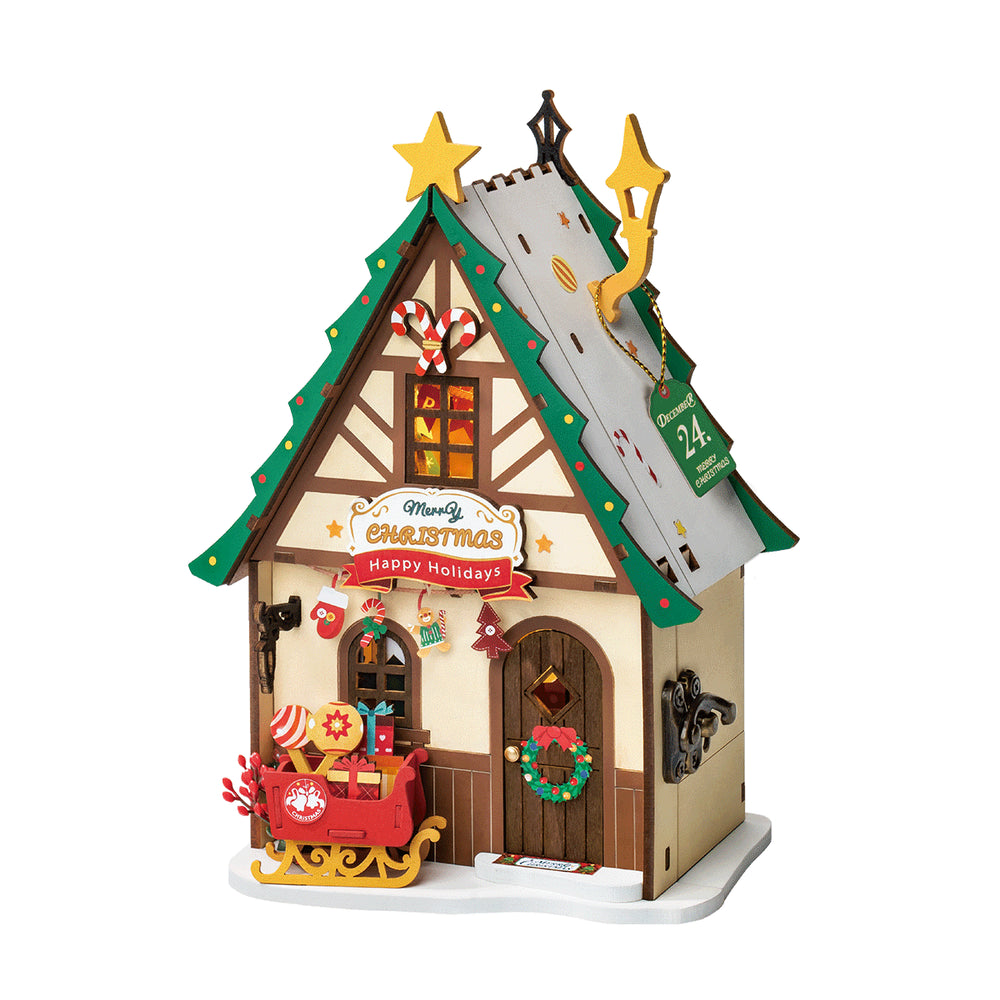 Monde Miniature - Maison de Noël Scintillante