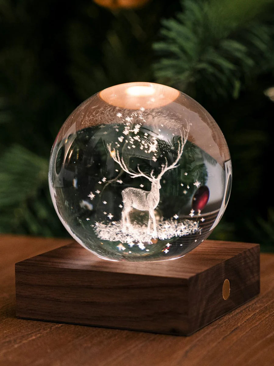 Lampe Cristal - Cerf