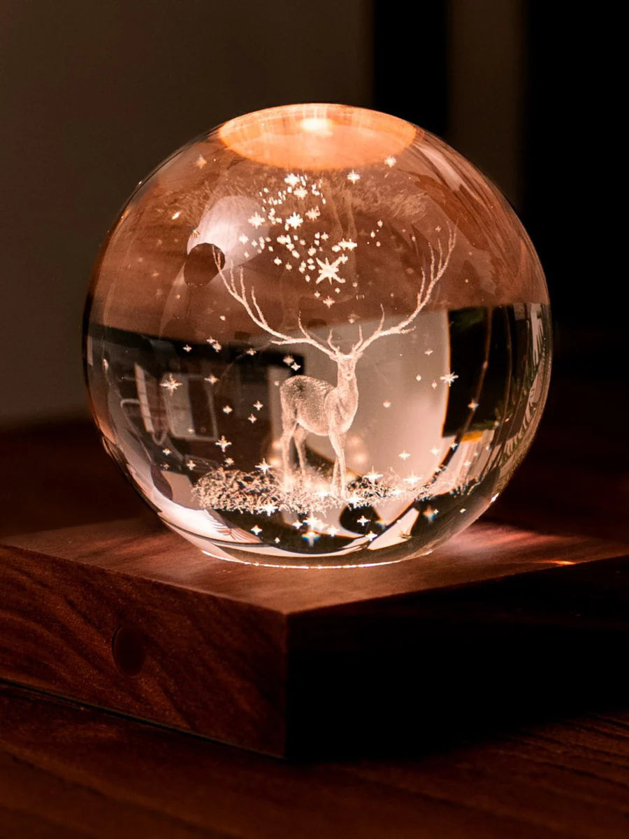 Lampe Cristal - Cerf