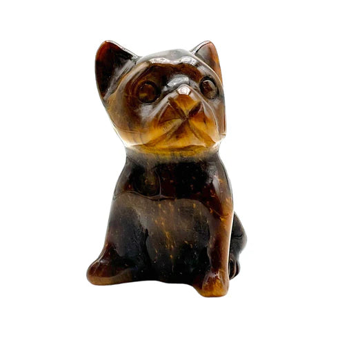 Figurine en Pierre Naturelle - Bulldog - Loyauté