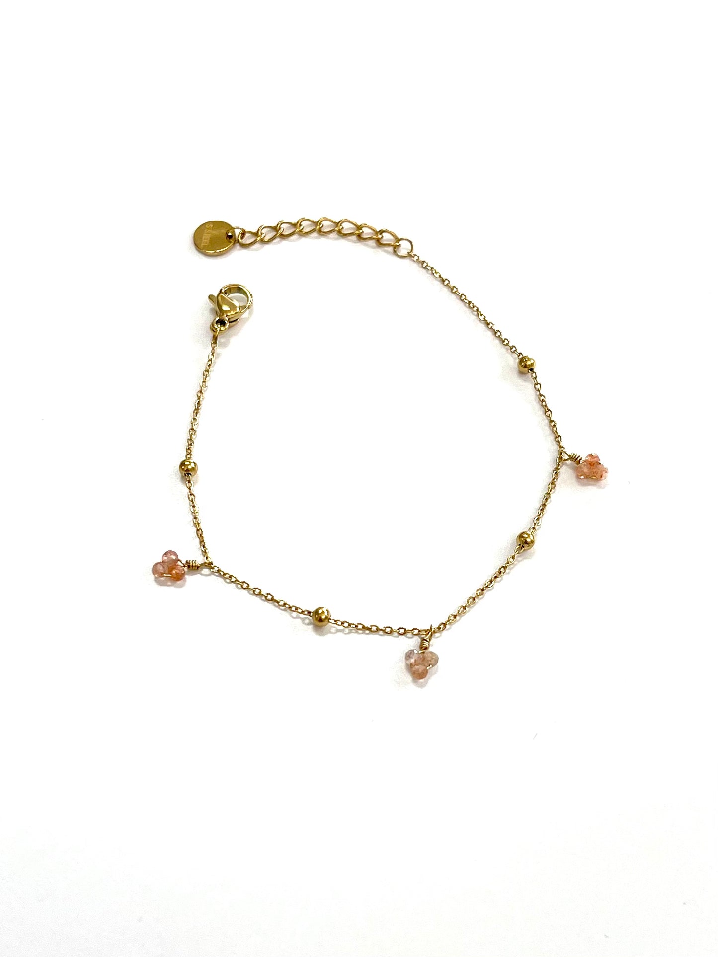 Bracelet et trio de pierres naturelles