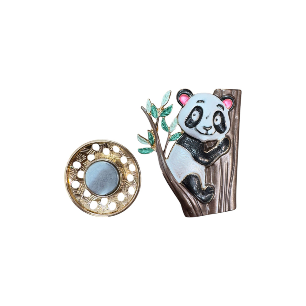 Broche Fermoir un Aimanté - Panda