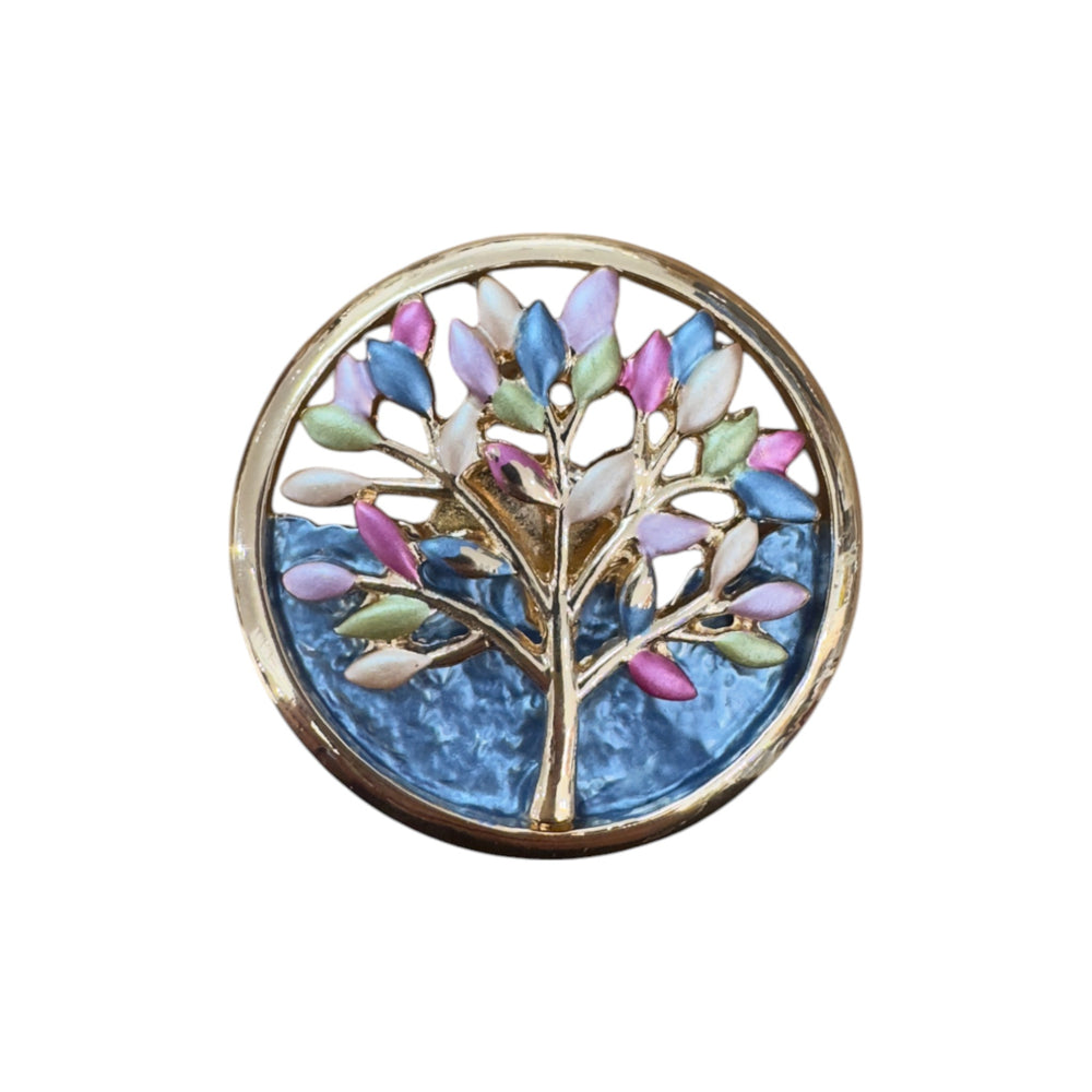 Broche Fermoir un Aimanté - Arbre de Vie