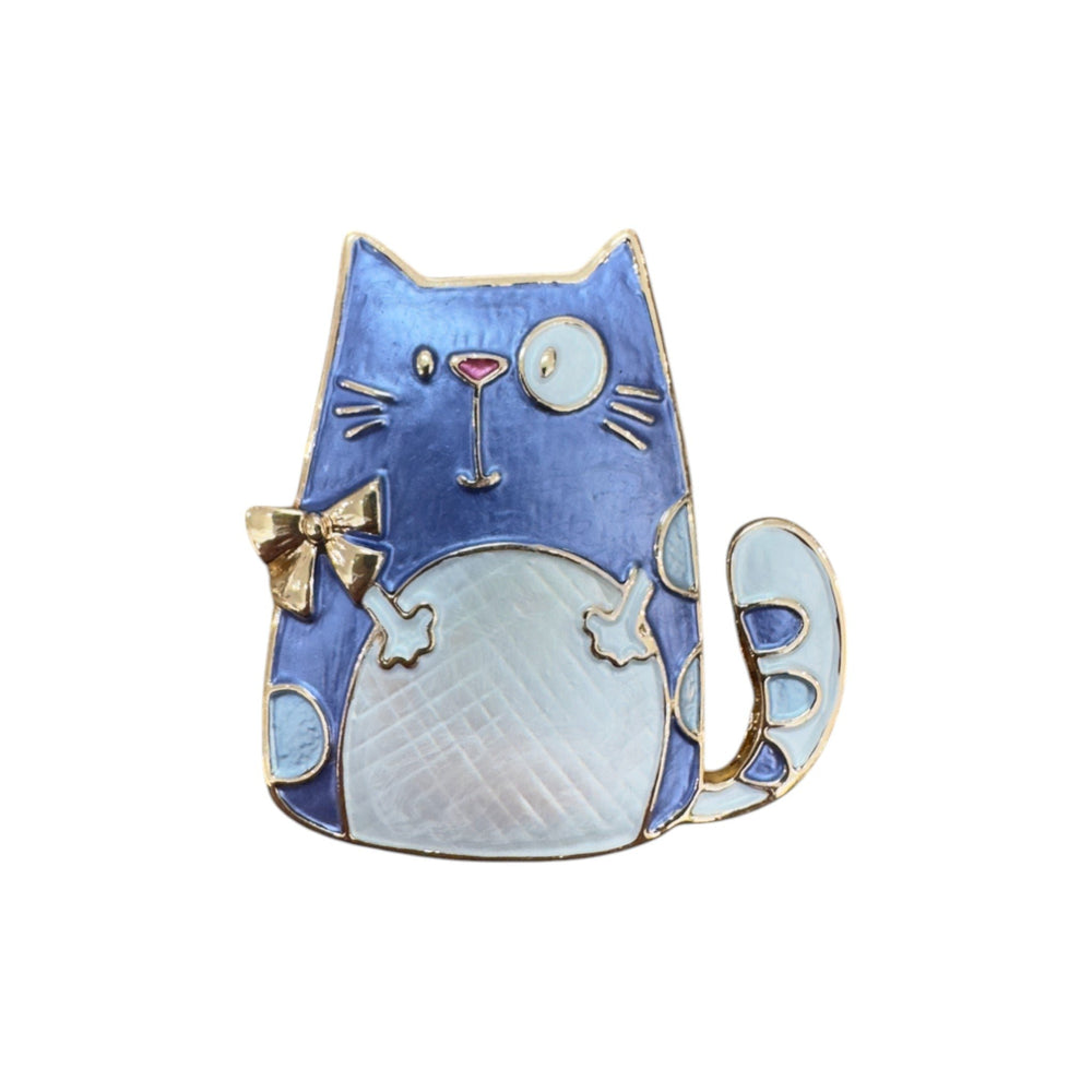 Broche Fermoir un Aimanté - Chat Gourmand