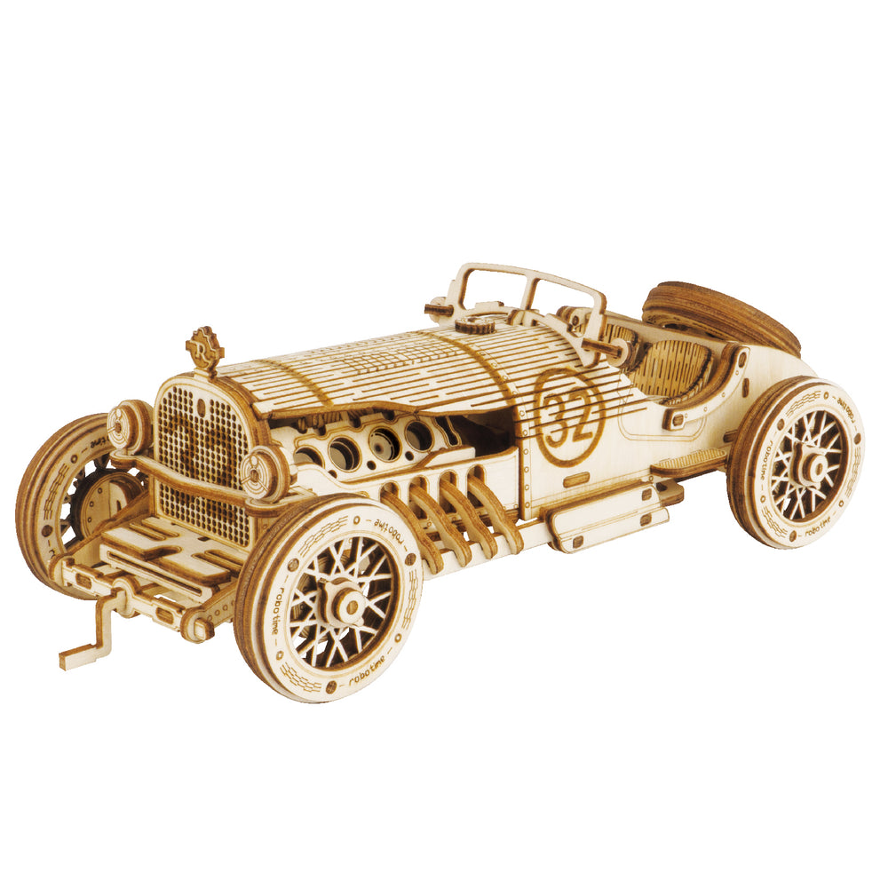 
                  
                    Maquette en Bois - Voiture Grand Prix Vintage
                  
                