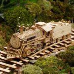 Maquette en Bois - Train Vapeur Express