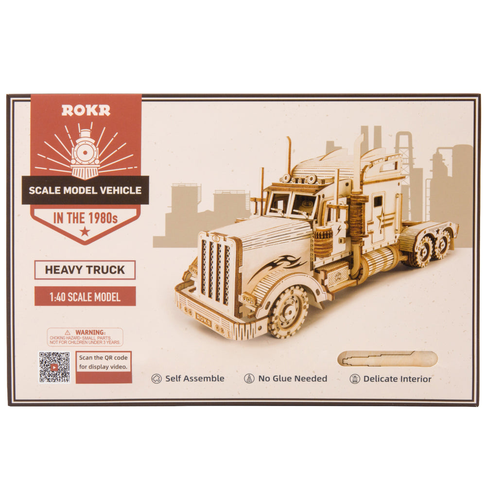 Maquette en Bois - Camion Américain