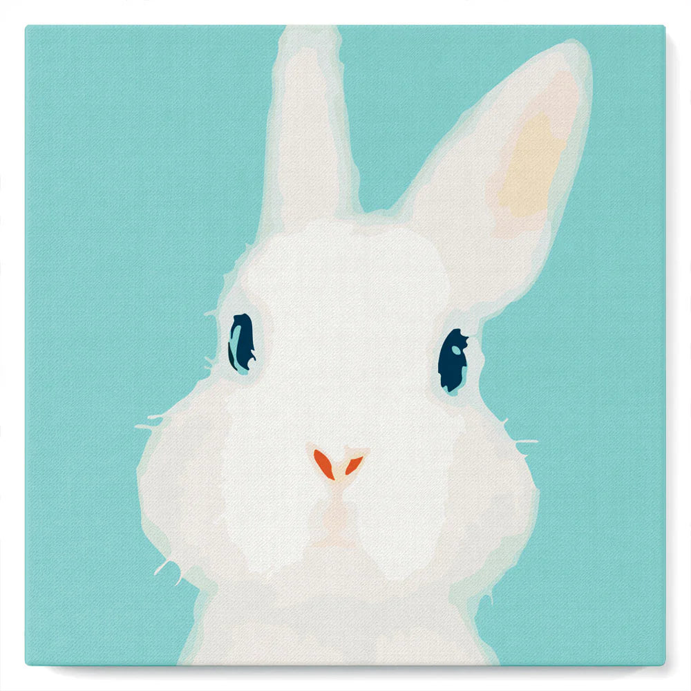 Peinture au Numéro - Lapin Blanc