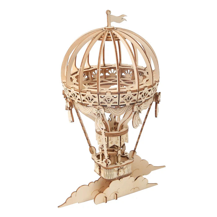 Maquette en Bois - Montgolfière