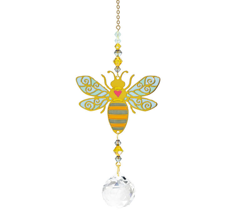 Cristal Feng Shui Abeille d'Or - Prospérité