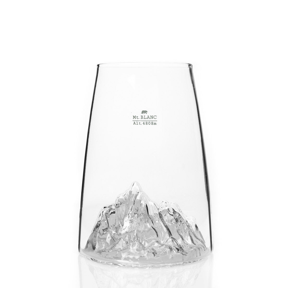 Verre Design Topographic - Montagnes