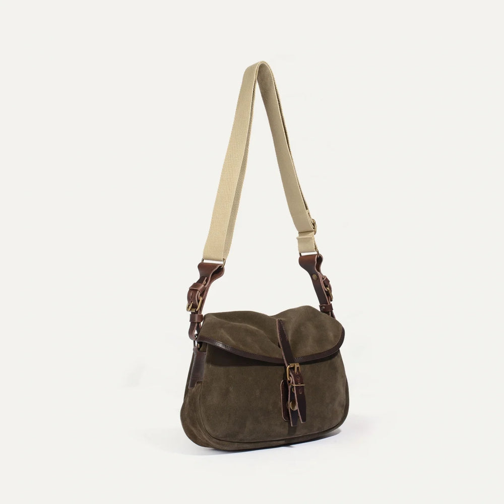 
                  
                    Sac - Bleu de Chauffe - Musette XS - Cuir Velours Tilleul
                  
                