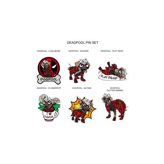 Pins - Dogpool - Deadpool